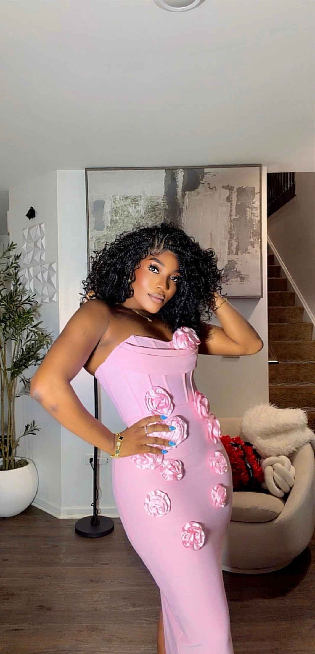 KKC- Val Bandage Petal Dress