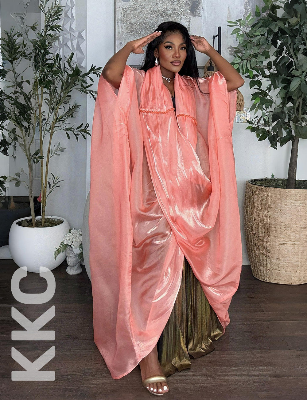 Eva Robe Set-Pink