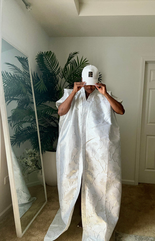 Ayana-Kimono-White and Gold