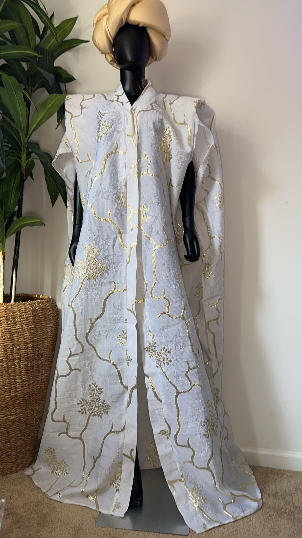 Ayana-Kimono-White and Gold